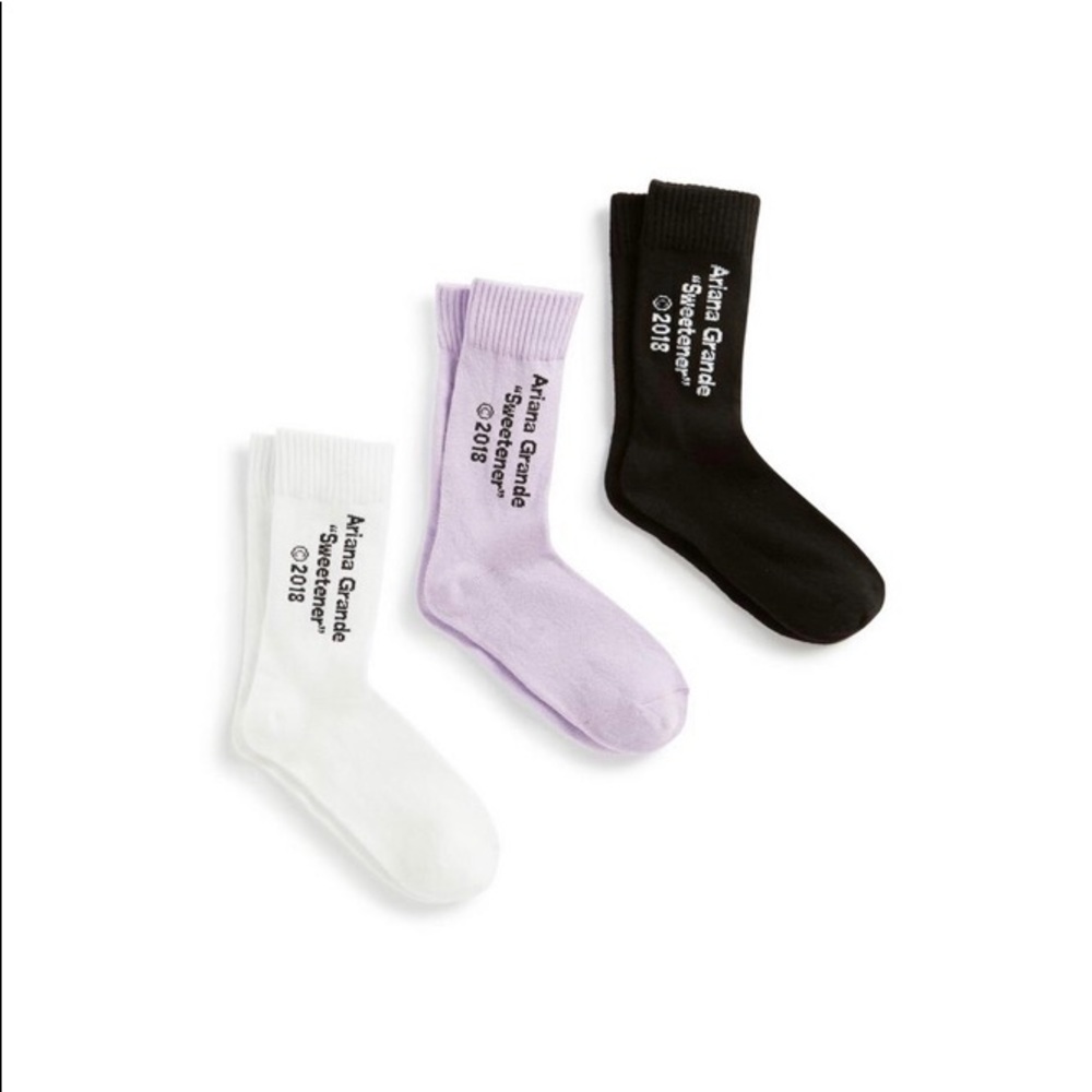 LAST ONE!!! ARIANA GRANDE SWEETENER SOCKS (NWT)